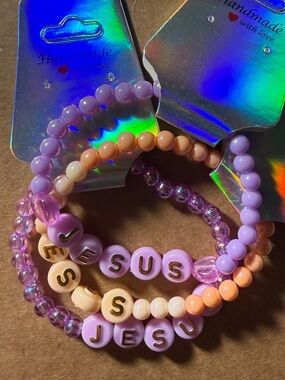 Jesus Christian Beaded Bracelet